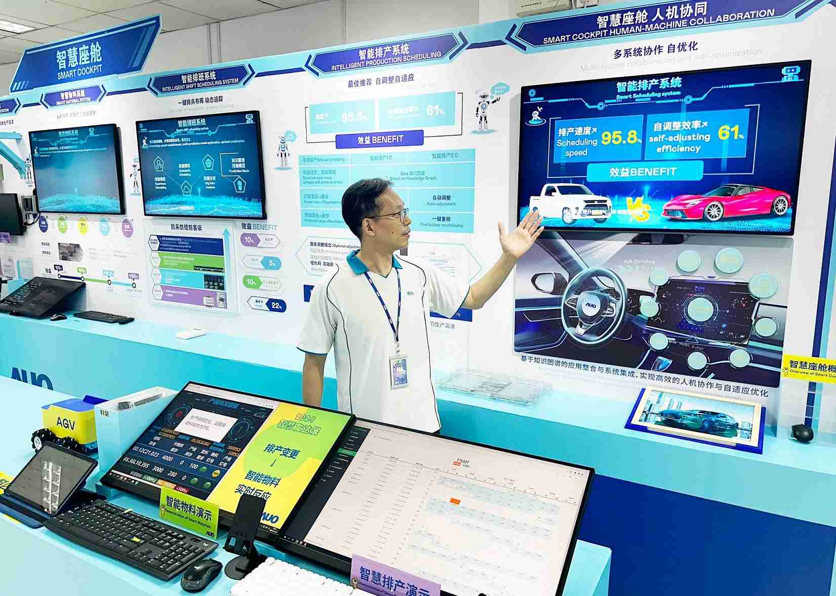 尊龙集团厦门将5G+ABC技术串联生产管理全流程，，打通研发、、、、采购、、、、生管、、、制程、、设备、、、质量等产品全生命周期制造流程，，完成数字化设计、、、、智慧供应链、、、智能座舱、、、全流程设备管理、、、、数据驱动优化、、智慧在线检测、、、智慧品管等自适应生产模式升级